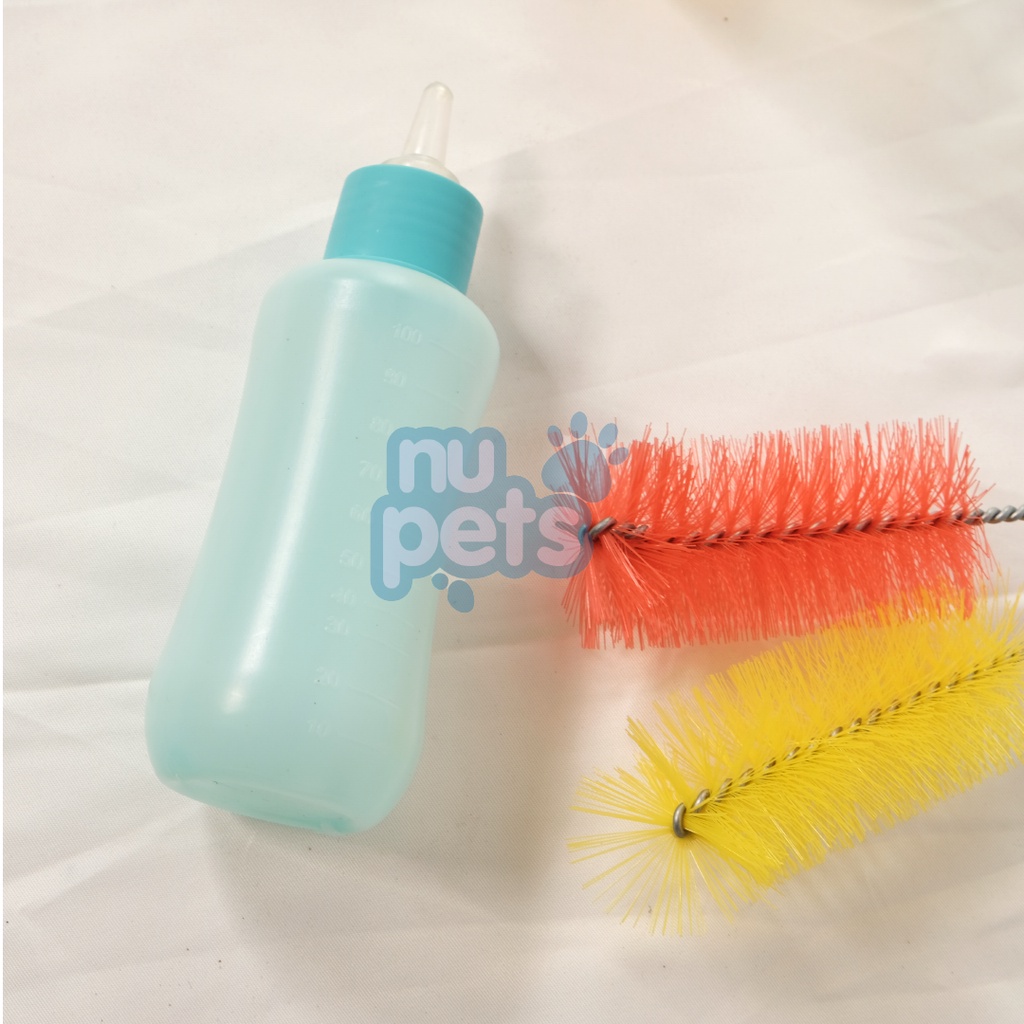 Botol Susu Kucing Anjing 100 ML - 1 Set Botol Dot Susu Sikat Kelinci Pet Milk Bottle 100ml