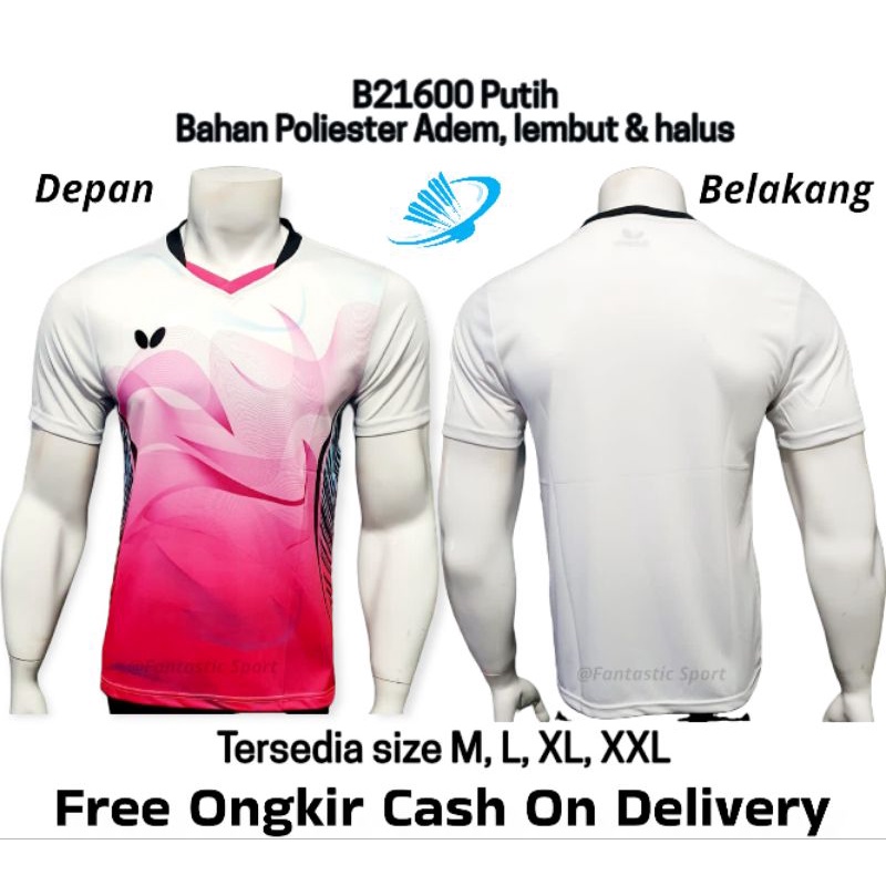 [COD] BAJU PINGPONG COWOK B 21600 KAOS BULUTANGKIS PRIA KEKINIAN ATASAN OLAHRAGA GRADEORI IMPORT JER