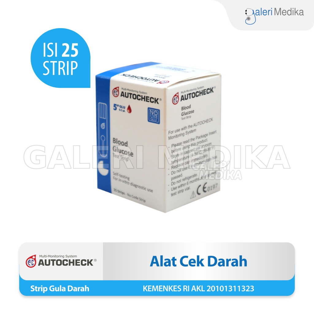 Autocheck Strip Glukosa / Gula Darah