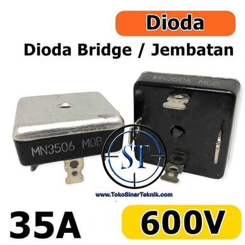 Dioda Bridge 3506/3510  Kotak Segi 4 Power Supply Elco Box Motorola Grade B MN3506 35A