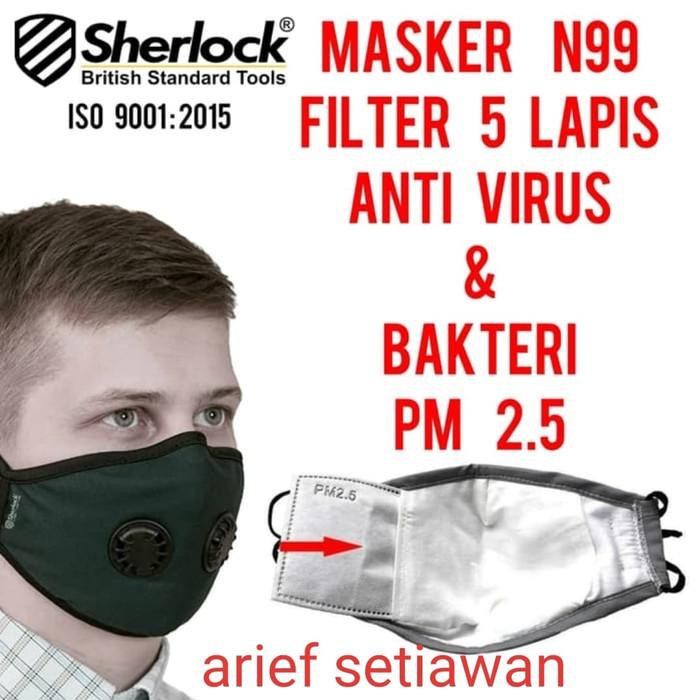 Masker N99 sherlock Anti Virus Korona