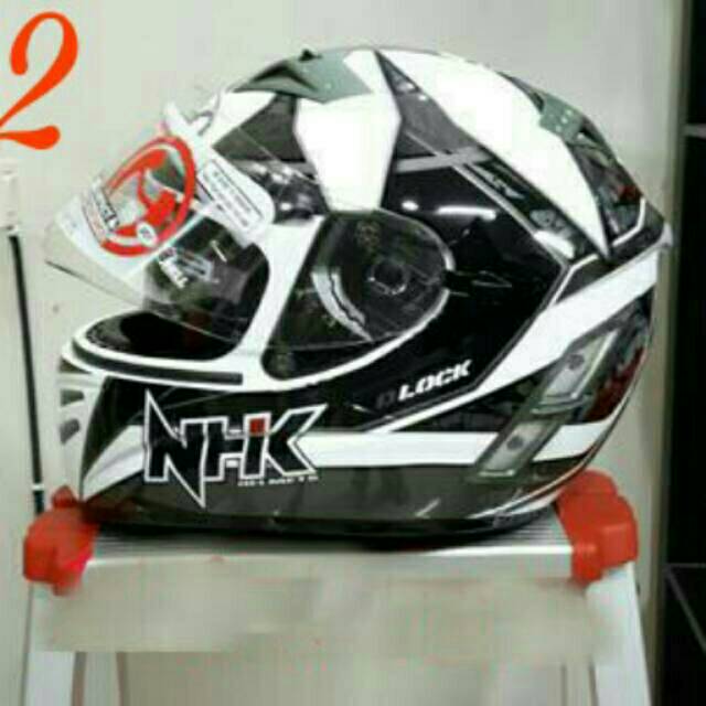 NHK Terminator Defender Helm nolan Zeus ink kyt nolan hjc touring visor double XL sidi cbr ninja gsx