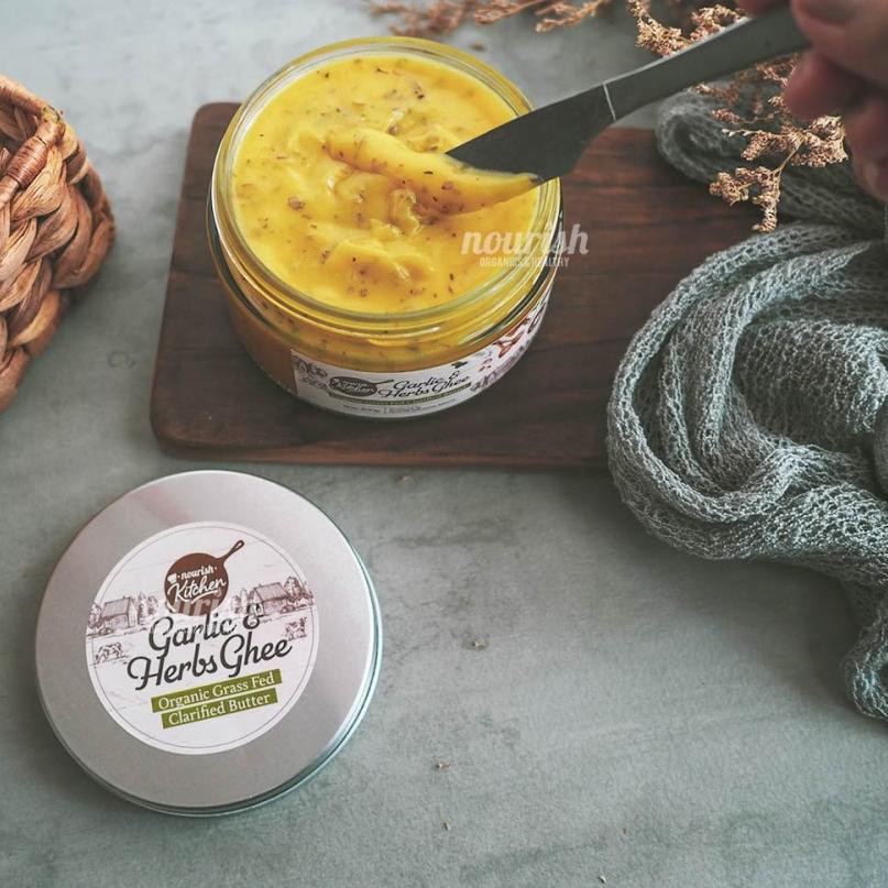 

TERBARU Ghee Garlic & Herbs (Organic & Grass Fed Ghee Clarified Butter) 200 gr ⚡⚡⚡