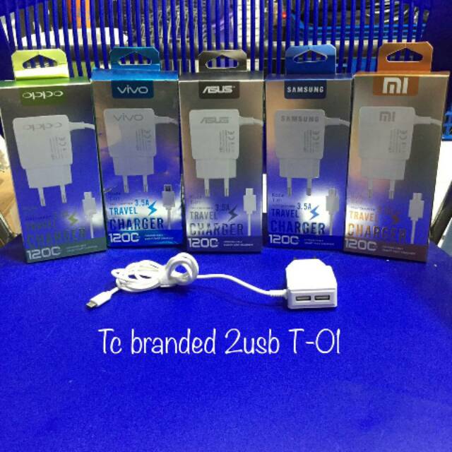 Travel charger 2 usb