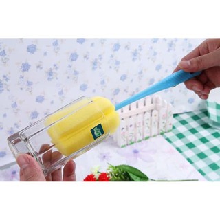 Cleaner Sponge Sikat Botol / Spons tongkat pembersih botol / Gelas *VHJKT*