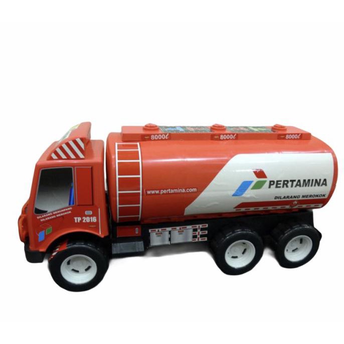 Mainan Mobil Truk Minyak Truk Tangki Pertamina Ukuran Besar 53 Cm