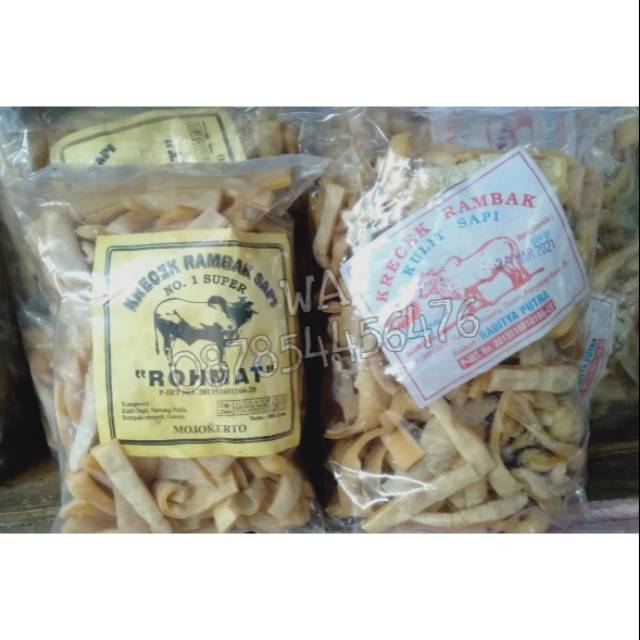 

(TERMURAH) Rambak kulit sapi super 500gr