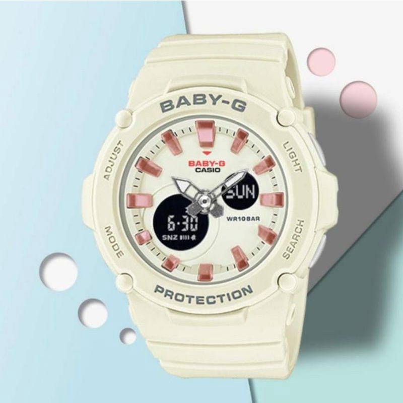 Jam Tangan Baby G Dualtime Wanita Jam Tangan Terlaris Water Resistant