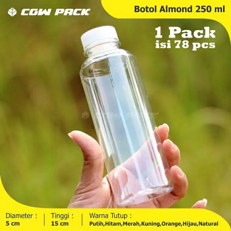 

botol almond 250 ml #botolstore