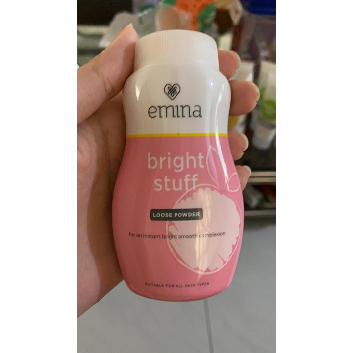 [ SALE ] EMINA BRIGHT STUFF LOOSE POWDER SUN PROTECTION SKIN BUDDY PORE RANGER FACE MASK SCRUB WASH