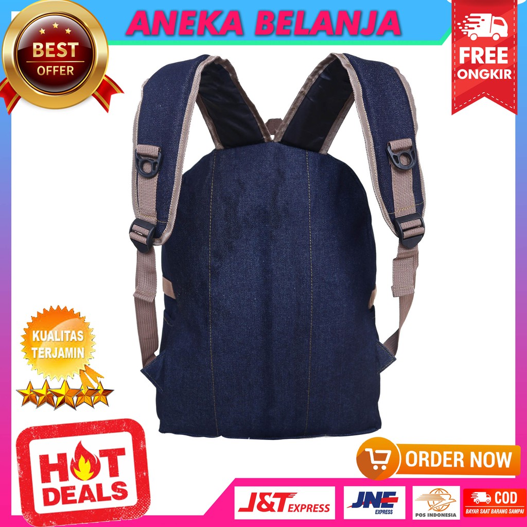 Stock Terbatas Tas Ransel Cowok Model Distro Deka Navy Besar Ekonomis Tas Sekolah Kuliah Kerja Bagus