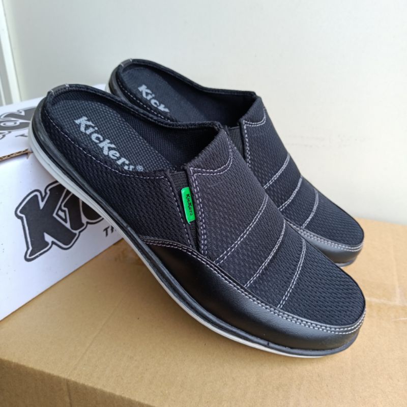 Sepatu Slop Pria Rajut/Sepatu Slop Bustong/Sepatu Casual Pria