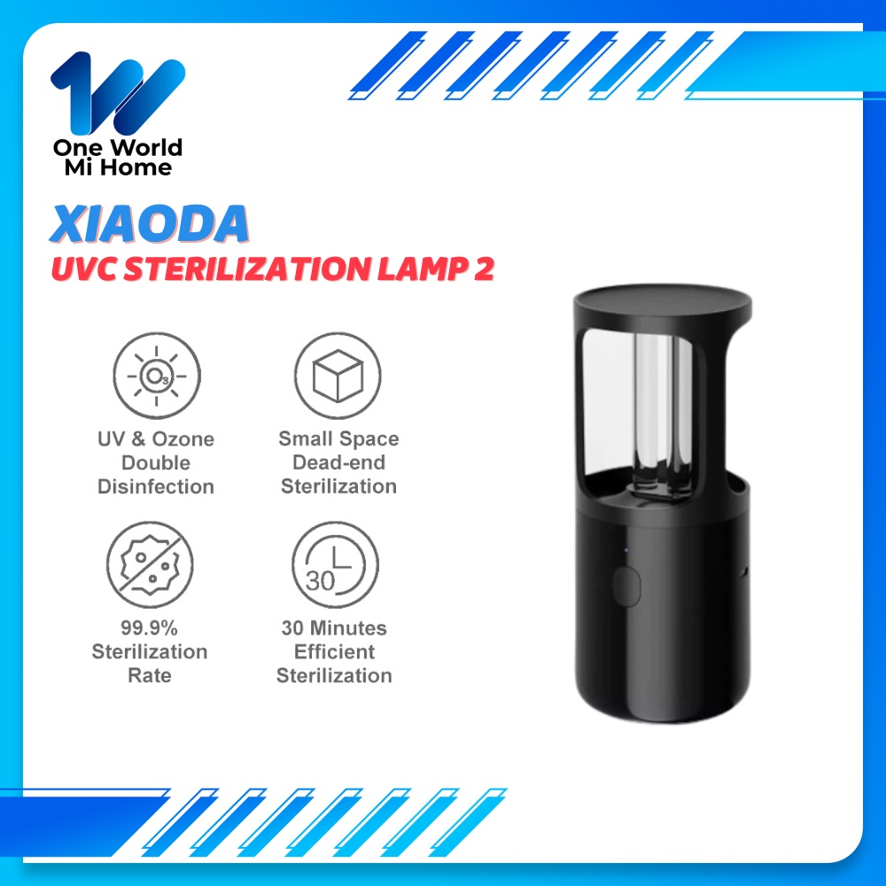 Xiaoda Portable UVC 2 UVC Germicidal Disinfection Lamp
