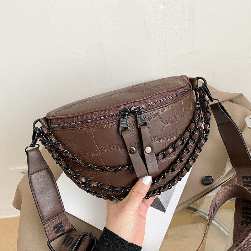 BJ15811 BLACK/BROWN/COFFEE/YELLOW - TAS PINGGANG WAISTBAG SLING BAG CROSSBODY IMPORT KULIT PU LEATHER TERMURAH TERLARIS BAGSTORE JAKARTA LT1423 CR7475 ELJ5811 BQ3195 GT1863