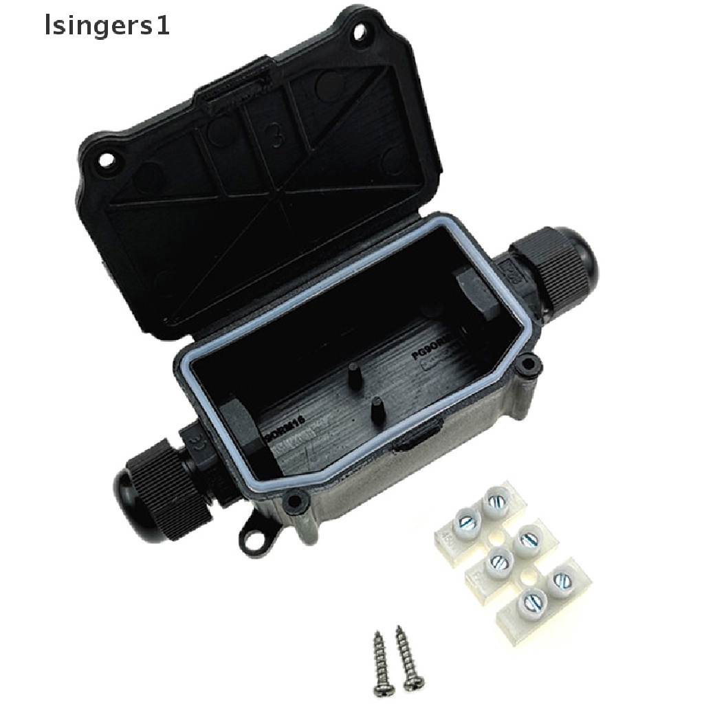 (lsingers1) Junction box Konektor Kabel 2 / 3 Arah 450v ip66 Anti Air Dengan terminal Untuk outdoor