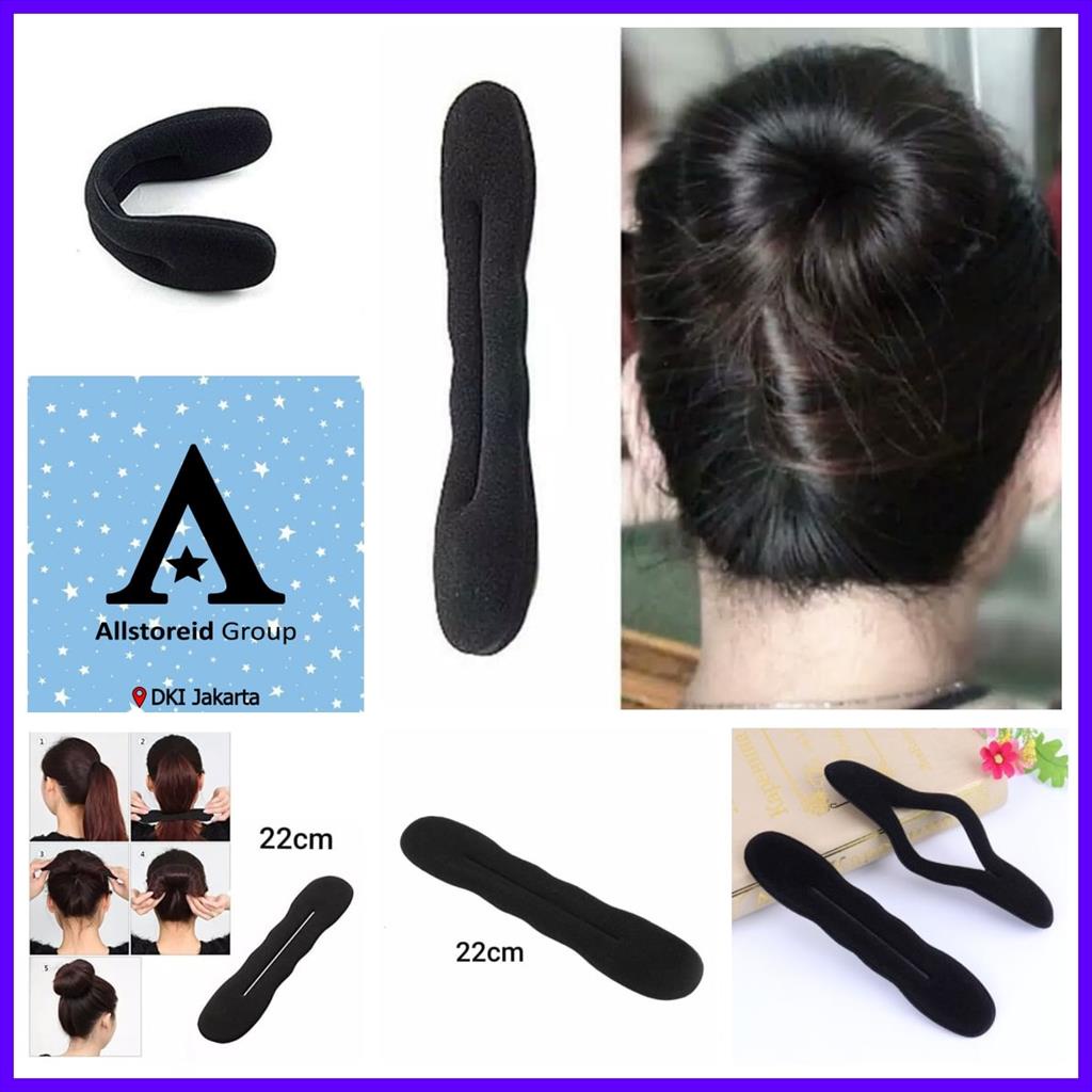 Hairdini / Hardini / Ikat Cepol Donat / Ikat Rambut Cepol Donat Bulat