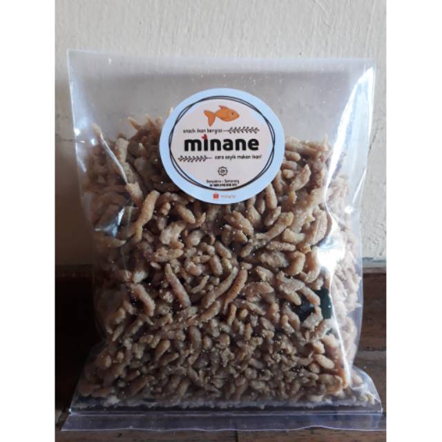 

kripik ikan bergizi MINANE ikan cethul goreng crispy
