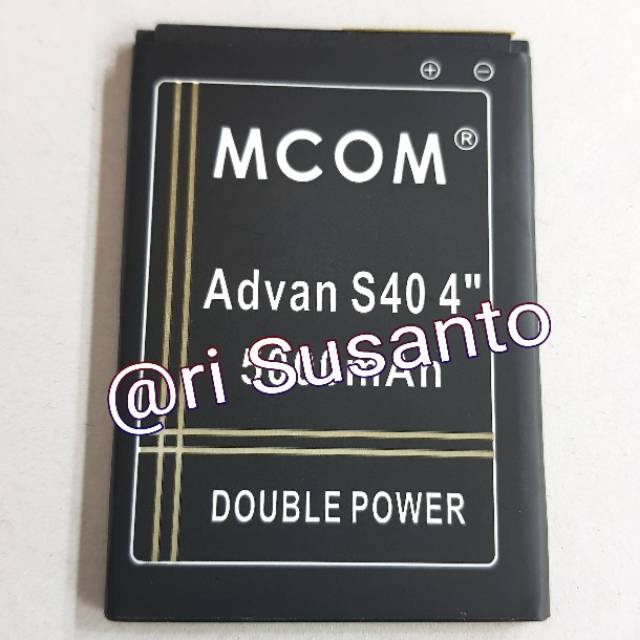 Baterai MCOM for Advan S40 Hammer 3G Layar 4 inch Double Power 5000mAh