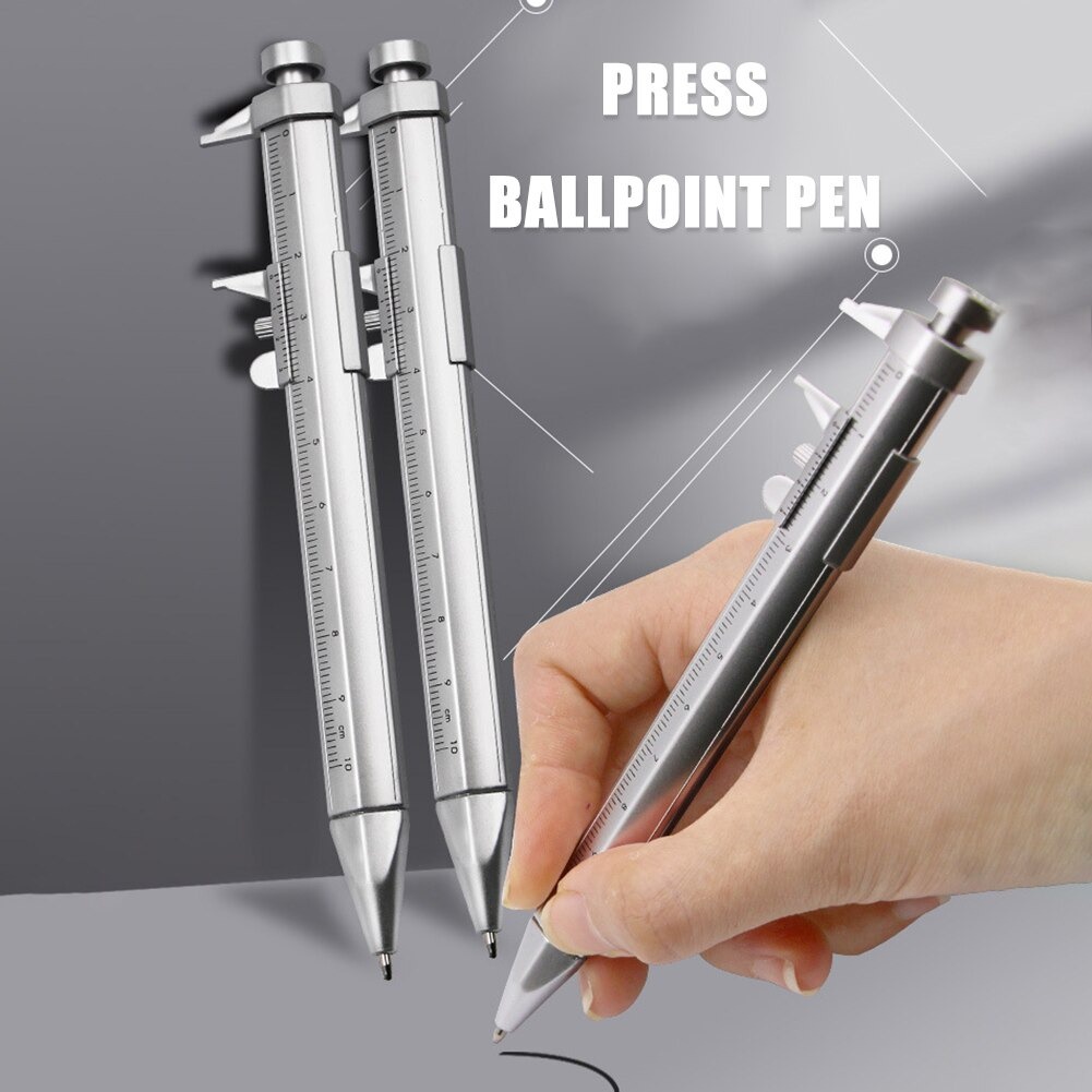

PULPEN PENGUKUR PENGGARIS PULPEN MULTIFUNGSI ALAT UKUR PENGGARIS BUSUR SKALA