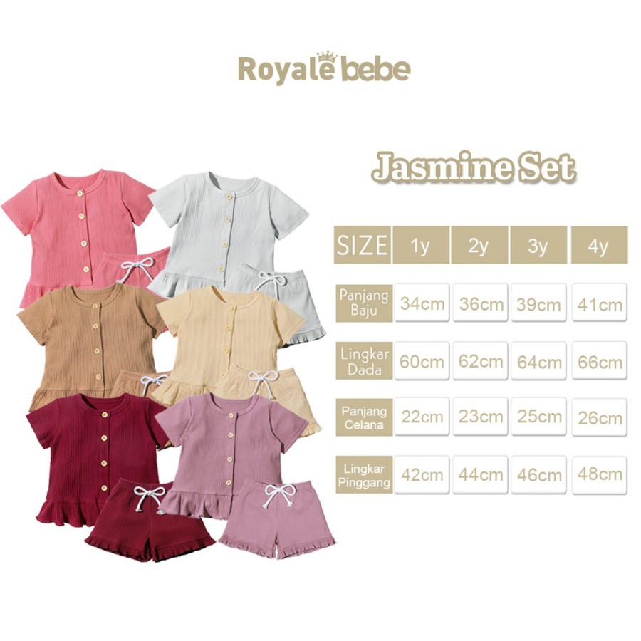 ROYALE BEBE JASMINE SET [ 3YEARS ]