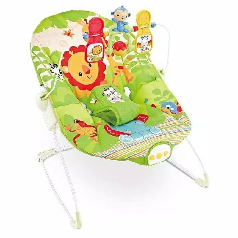 RightStart baby bouncer animal paradise 2 in 1 soothing & fun / hadiah kado bayi baru lahir