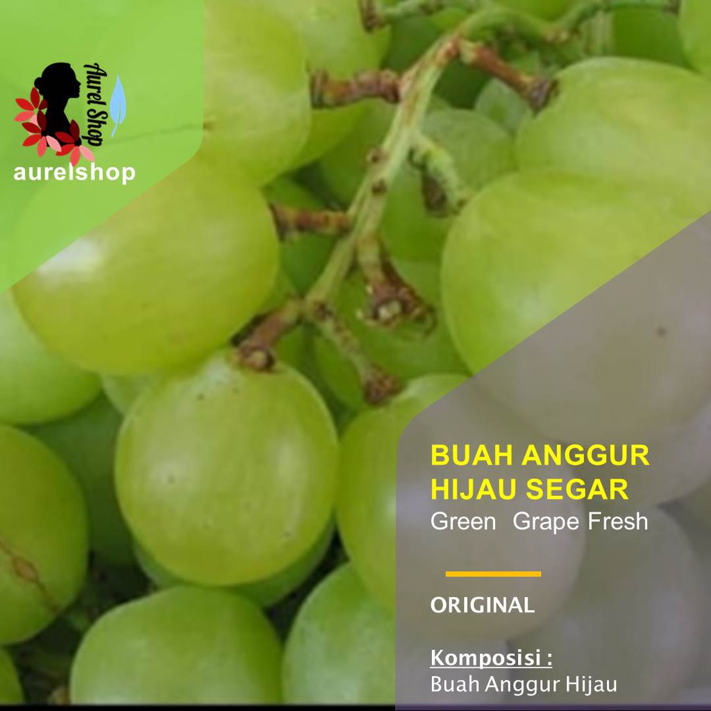 

Buah Anggur Hijau Segar 1 kg