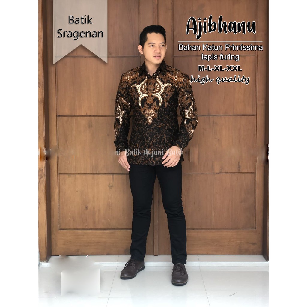 AJIBHANU ANJANI BATIKSOLOAMANAH KEMEJA BATIK PRIA SOLO LENGAN PANJANG PENDEK LAPIS FURING ATASAN PREMIUM MODERN KATUN HALUS PERWIRA BROWN PERWIRA BLUE DAUN WARNA SURABRATA CANGKIR KOPI DANURAJA DANURAJA NAVY DANURARYA SKANDIA NAVY BAWARA MERAH UKAIL SM
