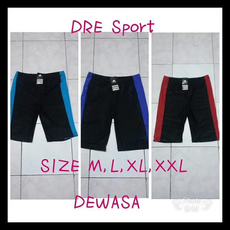 100% TERMURAH CELANA RENANG ADIDAS DEWASA PRIA - MERAH 100% TERJAMIN