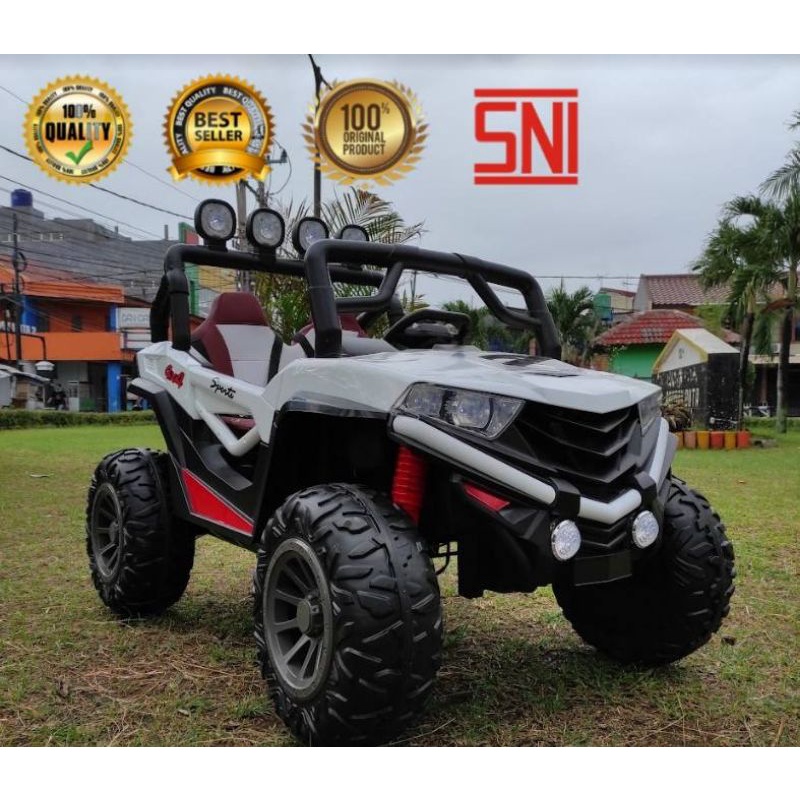 Mobil aki yukita 90 mainan anak batre 12v/10ah 4wd