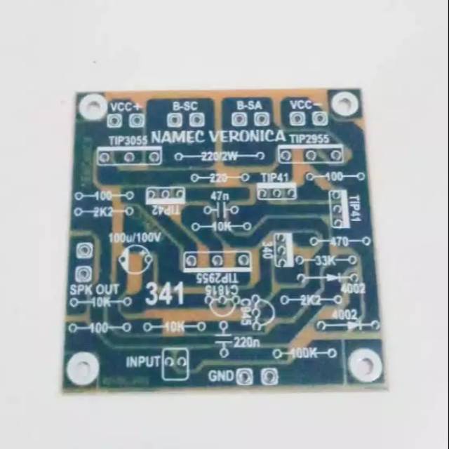 PCB Amplifier Micro Bostrap 1000W Mono Namec Veronica 341