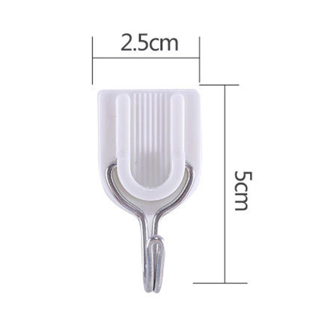 Nickolas1 Wall Hook 6PCS Tahan Lama Serbaguna Suction Cup Plastik Dinding Dapur Organizer