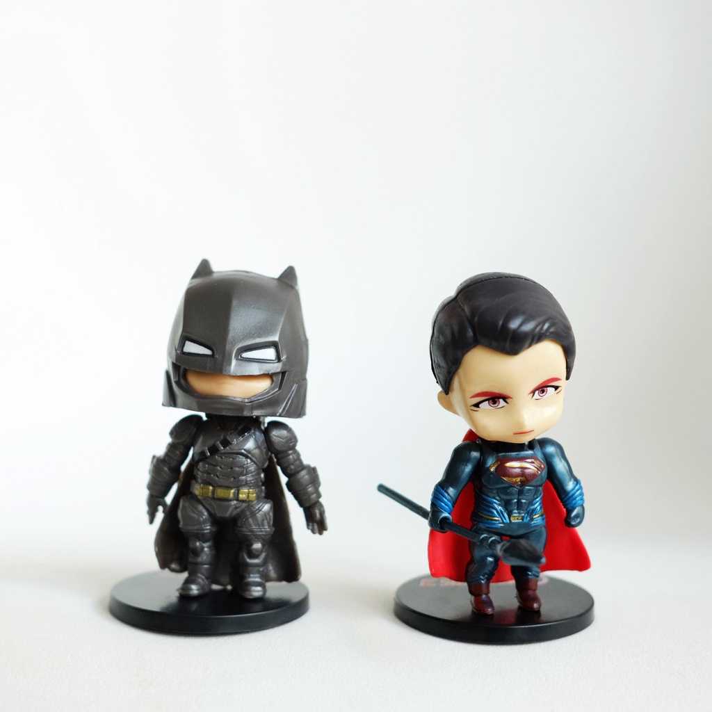 ACTION FIGURE - MINI CHIBI SUPERHEROES - MARVEL DC - HIASAN PAJANGAN  - TRUNKIN 7