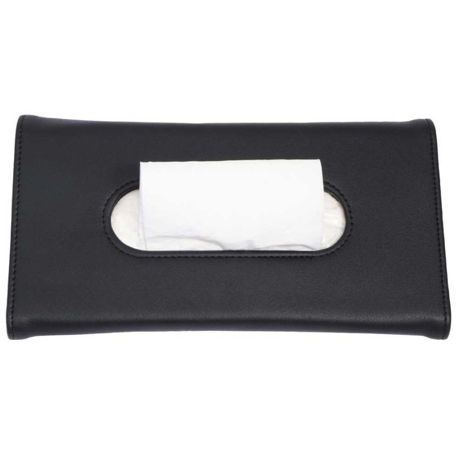 Tempat Tisu Mobil Car Sun Visor Hanging Tissue Organizer Case - EA311 - Black
