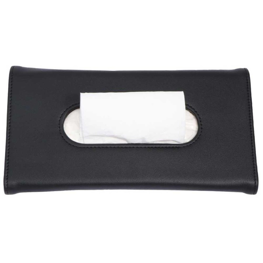 Tempat Tisu Mobil Car Sun Visor Hanging Tissue Organizer Case - EA311 - Black