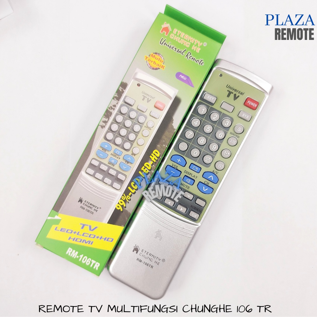 REMOTE TV MULTIFUNGSI TABUNG LCD LED CHUNGHE 116 DAN 106