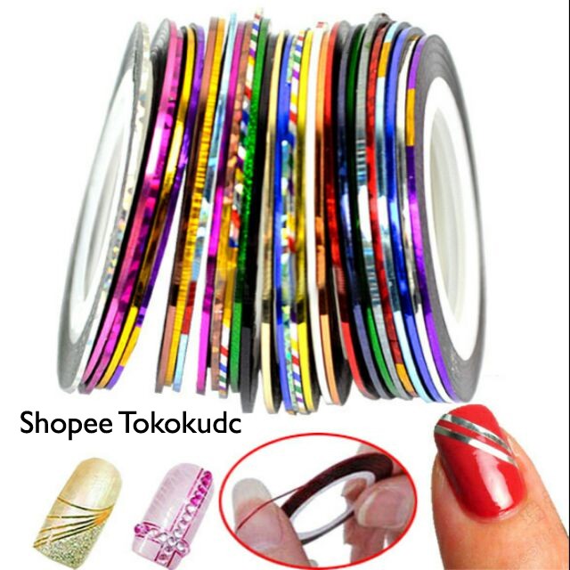 PRO QUALITY STRIPPING TAPE NAIL ART DECORATION