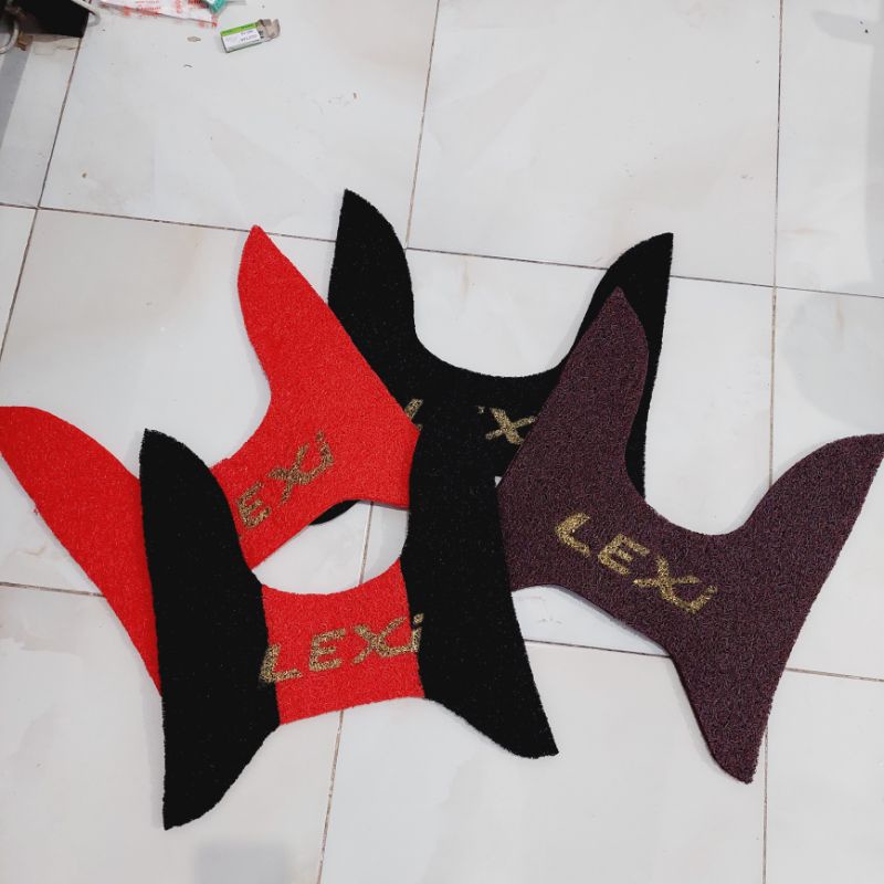 karpet lexi/karpet bihun/keset motor/karpet serabut/variasi motor yamaha lexi