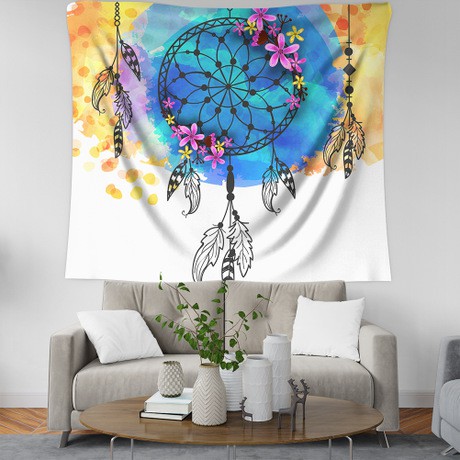 Hot Tapestry Carpet Wall Hanging Art Decor For Decoration Fashion Printing Shopee Indonesia