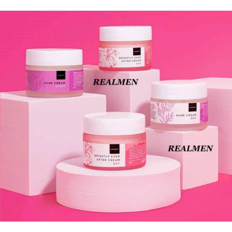 SCARLET BRIGHTLY NIGHT CREAM / SCARLET ACNE DAY & NIGHT CREAM
