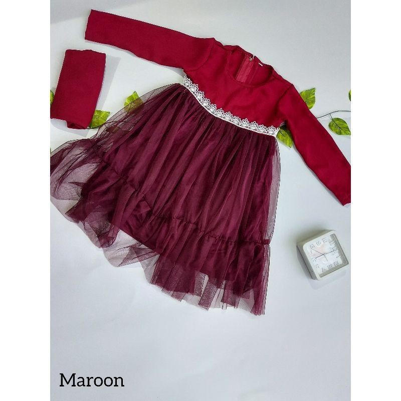 GAMIS AYESA PREMIUM MIX TILE USIA 2 3 4 5 6 7 TAHUN / GAMIS BRUKAT ANAK / GAMIS TILE / GAMIS 2021