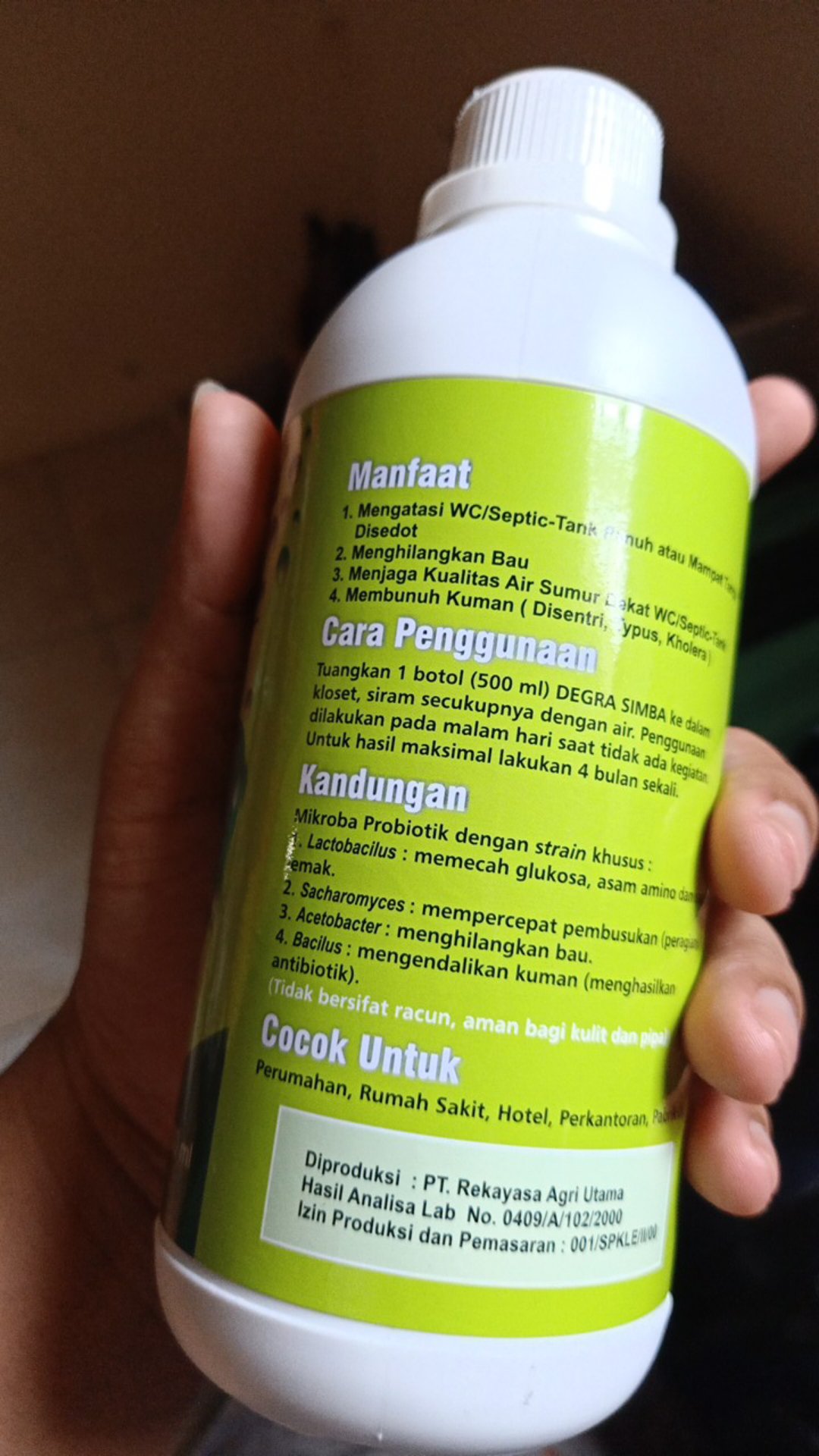 Degra Simba Solusi Wc Mampet / Penuh