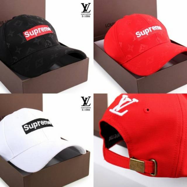 Topi Supreme X Louis Vuitton #1086