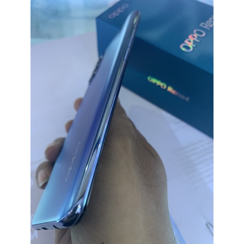 oppo reno 4 biru galaxy bekas