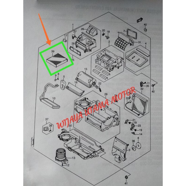 filter AC Suzuki ignis