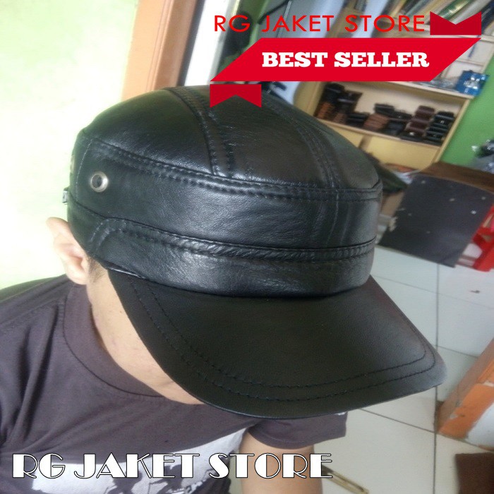 Topi Kulit Pria Topi Komando