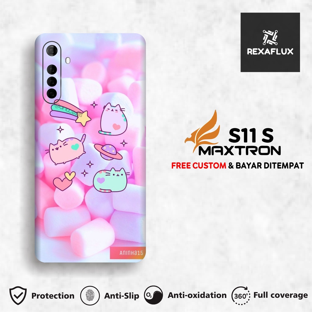 *2PCS* MAXTRON S11 S Garskin Case/Stiker Protector Free Customs & COD