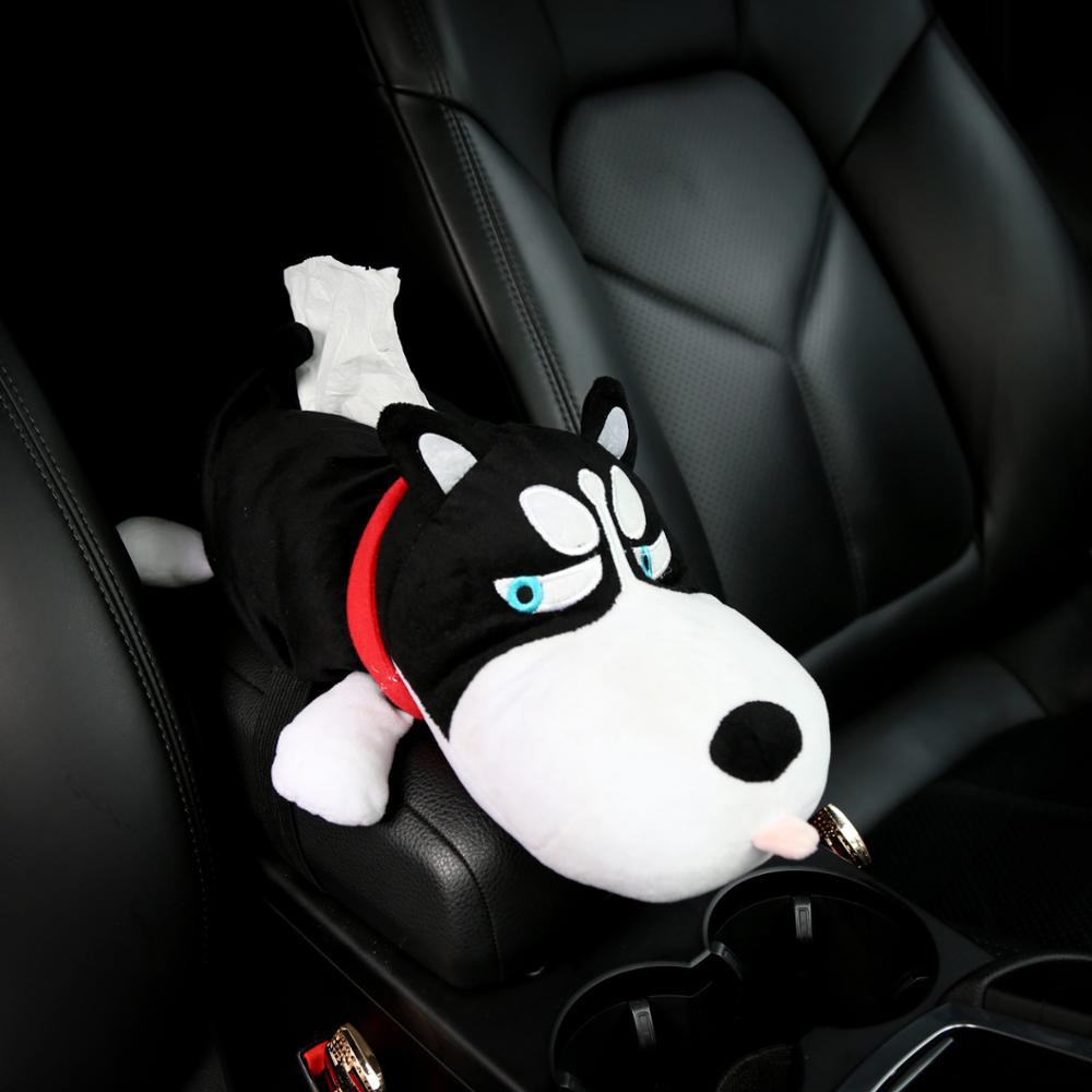 Tempat Kotak Tisu Mobil / Boneka Gantungan Jok Gentleman Car Tissue