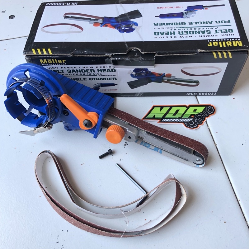 Alat kerok pully matic belt sander