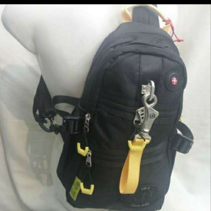 TAS BACKPACK SLING BAG 2IN1 TOUGH 6439 2 FUNGSI ORIGINAL