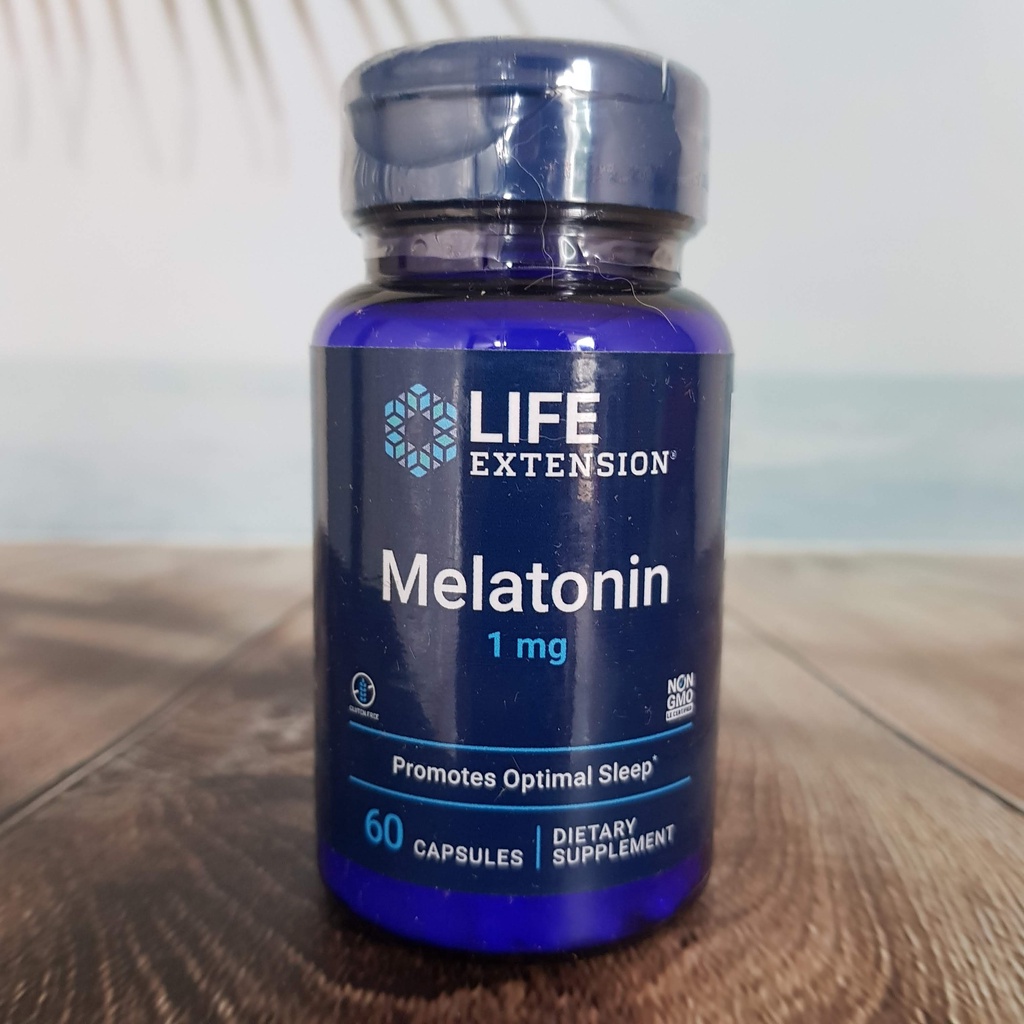 LIFE EXTENSION - MELATONIN 1 mg 60 CAPSULES